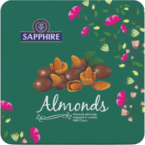 Sapphire Assortment - Almonds, Raisins, Hazelnuts covered in Milk Chocolate 175g