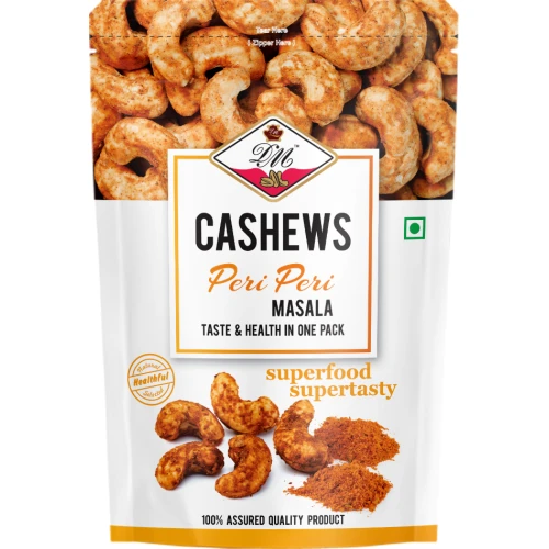 DM Cashew Nuts - Peri Peri Roasted - 200g