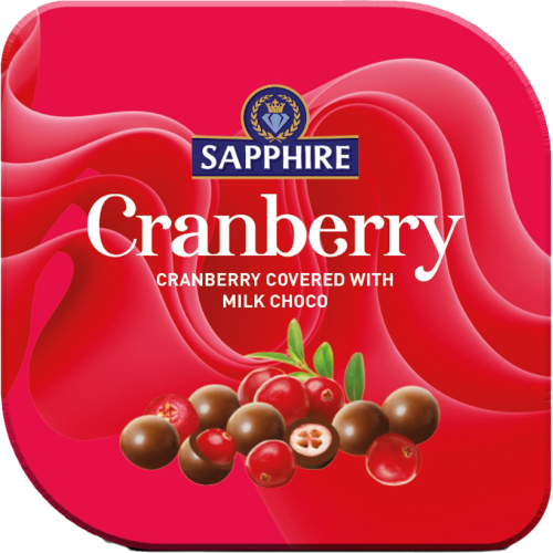 Sapphire Cranberry - Cranberry covered with Milk Choco 90g