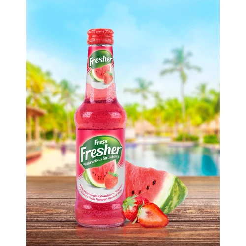 Fresa Fresher Watermelon and Strawberry Fruit Drinks 250 ml
