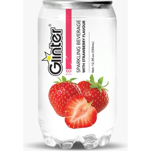 Glinter Sparkling Beverage with Strawberry Flavoured 350ml