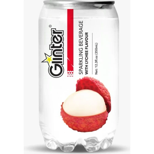 Glinter Sparkling Beverage with Lychee Flavour 350ml