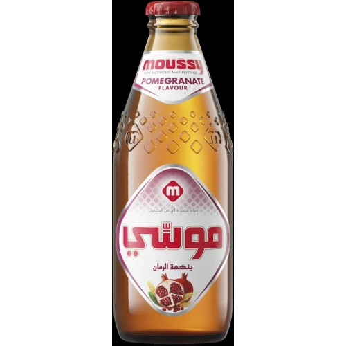 Moussy Pomegranate Non-Alcoholic Malt Beverage 330 ml
