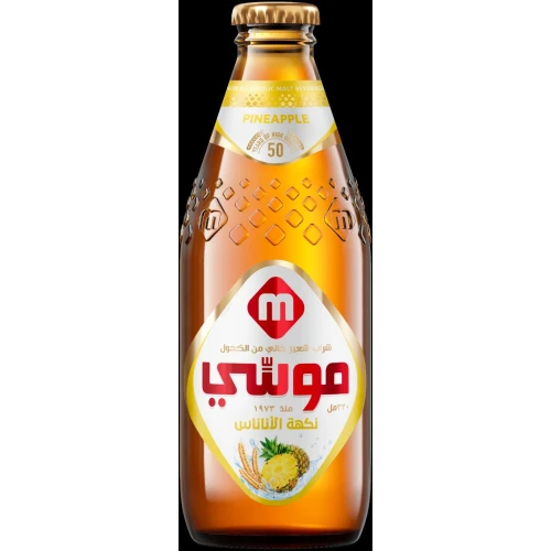 Moussy Pineapple Non-Alcoholic Malt Beverage 330 ml