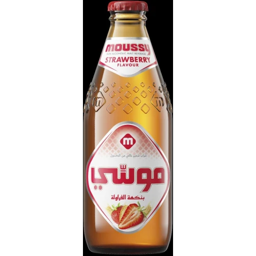 Moussy Strawberry Non-Alcoholic Malt Beverage 330 ml