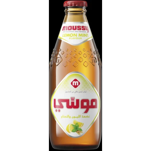 Moussy Lemon Non-Alcoholic Malt Beverage 330 ml(Pack of 6)