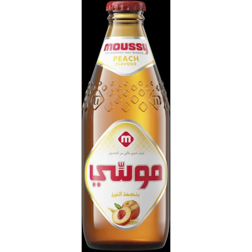 Moussy Peach Non-Alcoholic Malt Beverage 330 ml