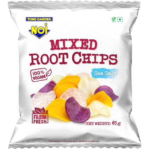 Tong Garden Noi Sea Salt Mixed Root Chips 65g