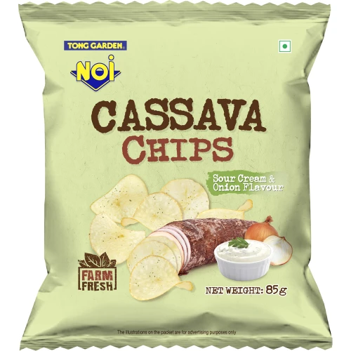 Tong Garden NOi Sour and Cream Cassava Chips 85g