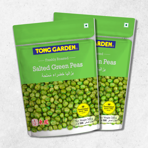 Tong Garden 450G Salted Green Peas Spicy Crunch (Pack of 2)