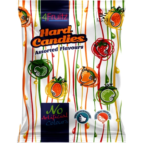 Frix 4Fruitz Assorted Hard Candy mixed fruit -400g