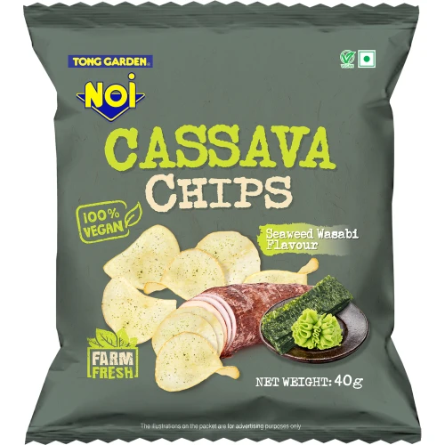 Tong Garden NOi Seaweed Wasabi Cassava Chips 40g