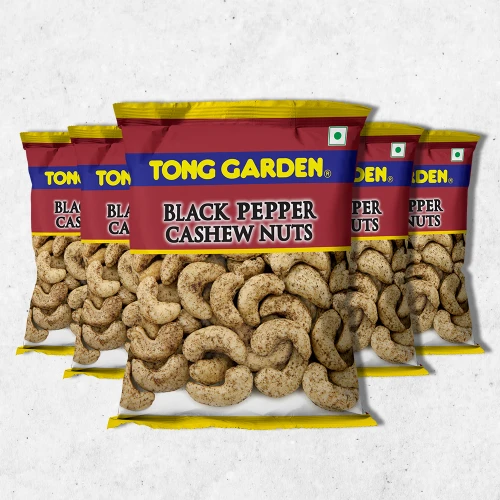 Tong garden Black pepper cashew nuts,30g (Pack of 5)