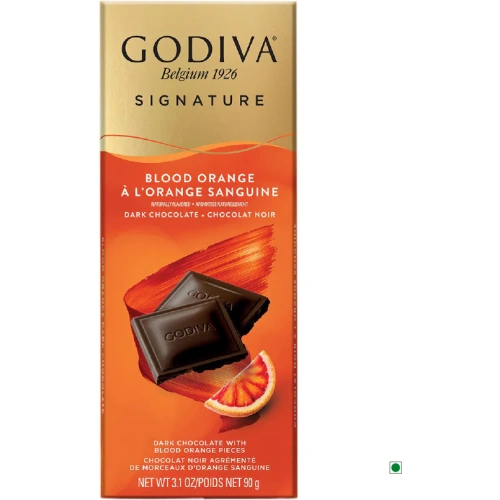 Godiva Dark Blood Orange Bar 90g