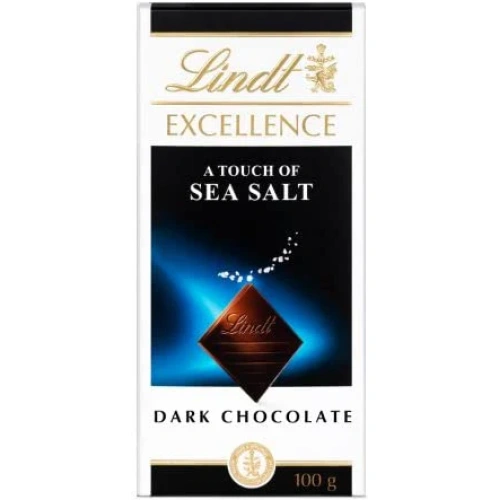 Lindt Excellence A Touch of Sea Salt Bar 100g