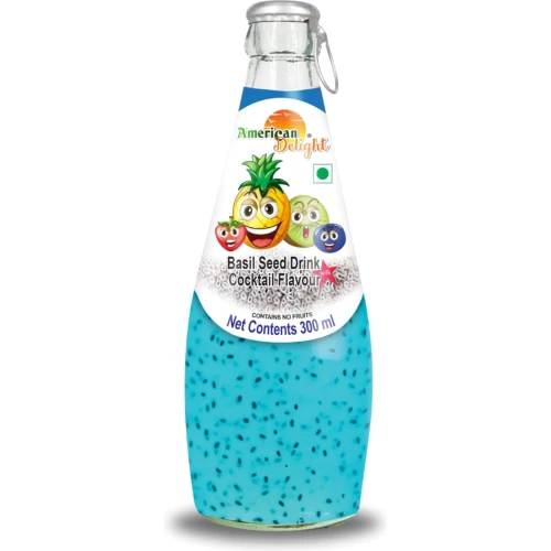 American Delight Cocktail Flavored Drink with Basil Seed 300ml