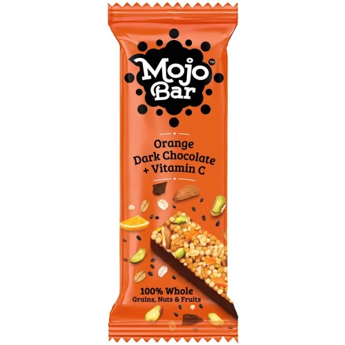 Mojo Bar Energy Bars Orange Dark Chocolate & Vitamin C 32g