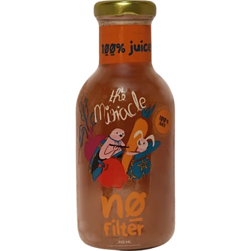 No filter Apple Beetroot & Carrot Juice - 100% Juice 355 ml Bottle