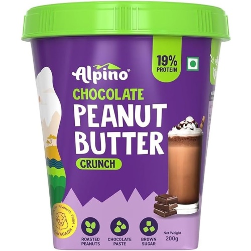 ALPINO Chocolate Peanut Butter Smooth 200g