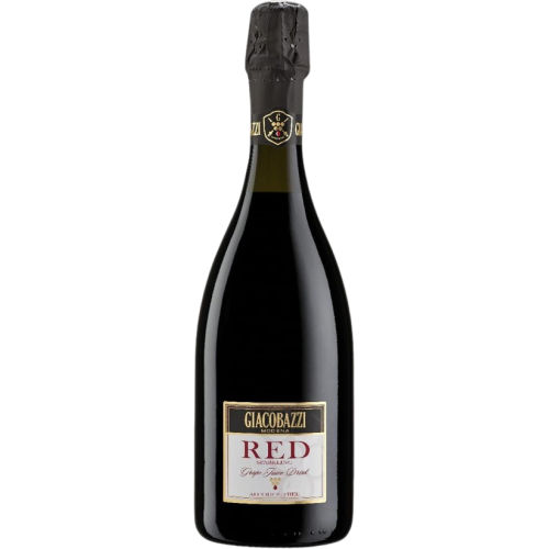 Giacobazzi Non-Alcoholic Red Wine Sparkling Water Grape Juice,750 ml Balck Bottle