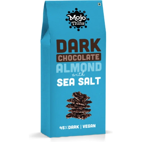 Mojo Thins Dark Chocolate Almond with Sea Salt Thins - 108g