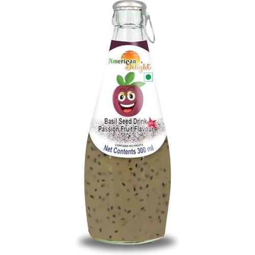 American Delight Passion Fruit Flavored Drink with Basil Seed 300ml