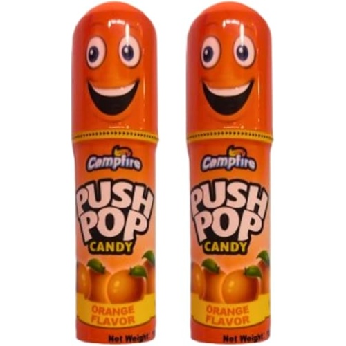 Bazooka Push Pop Orange 15Gr -1 PC