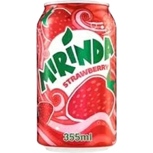 Mirinda strawberry Carbonated Soft Drink, Cans, 330ml,
